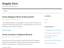 Tablet Screenshot of doppiozero00.com